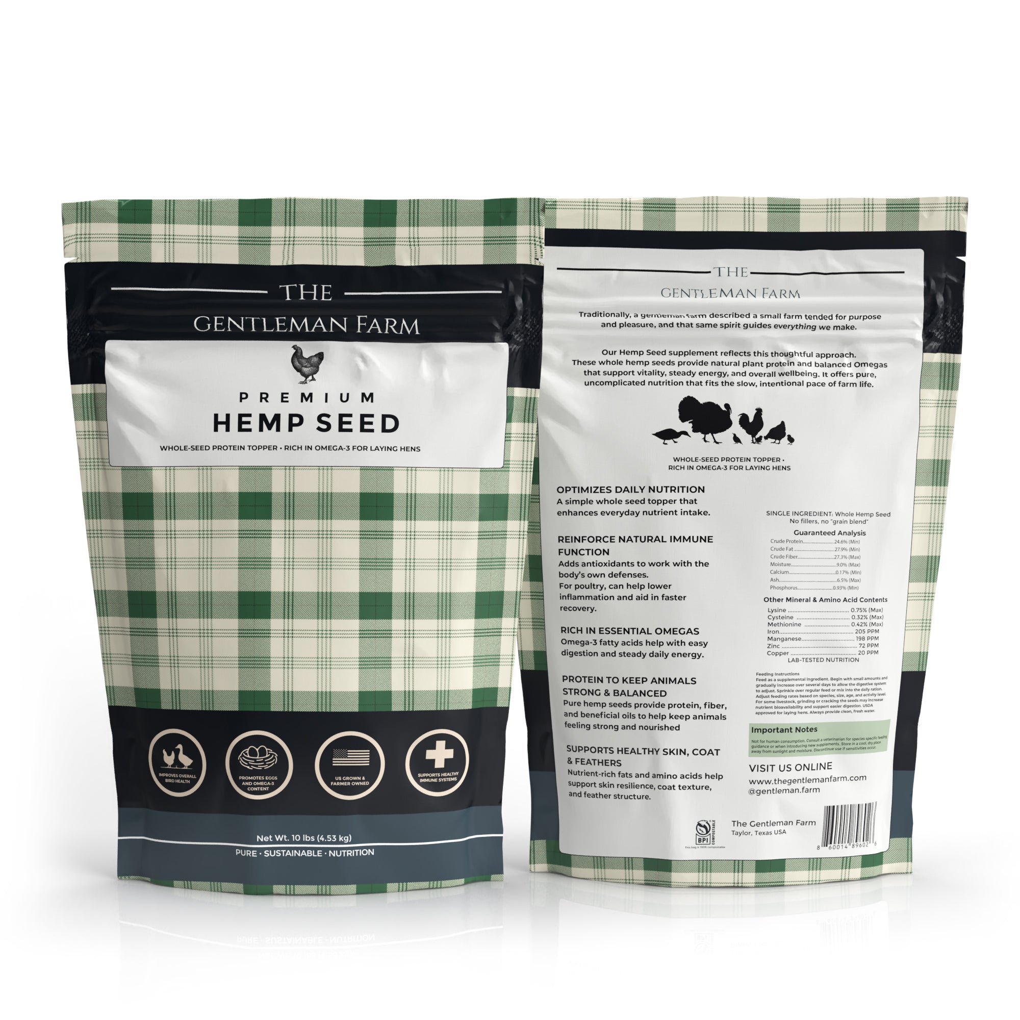 5lb Hemp Seed